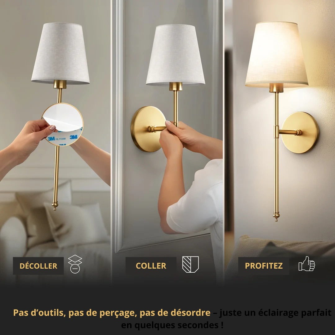 Lampes Murales LED Sans Fil (Lot de 2 ou 4 unités)