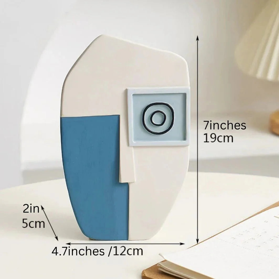 Vase Visage Abstrait