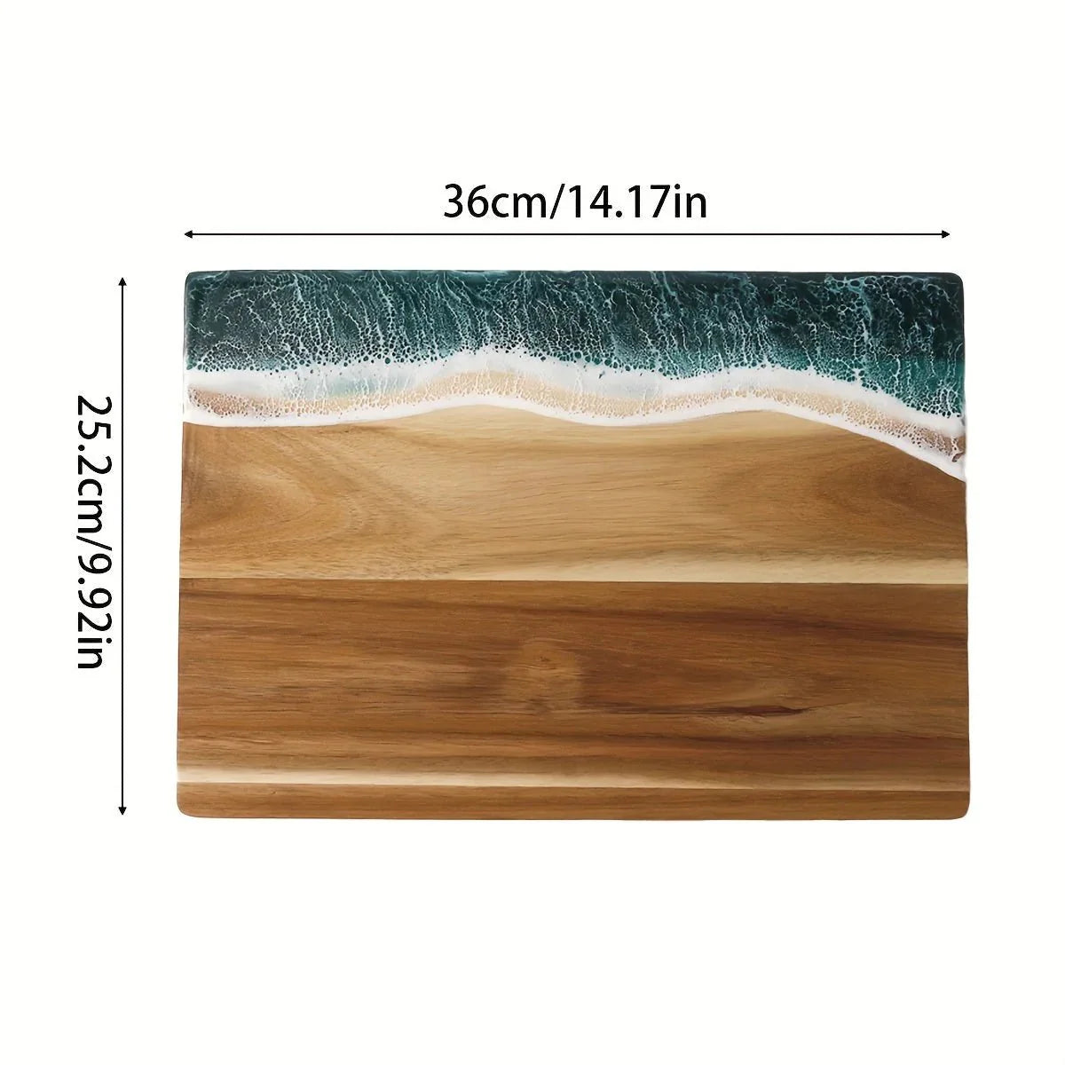 Planche à découper en bois d’acacia – Design Océan.