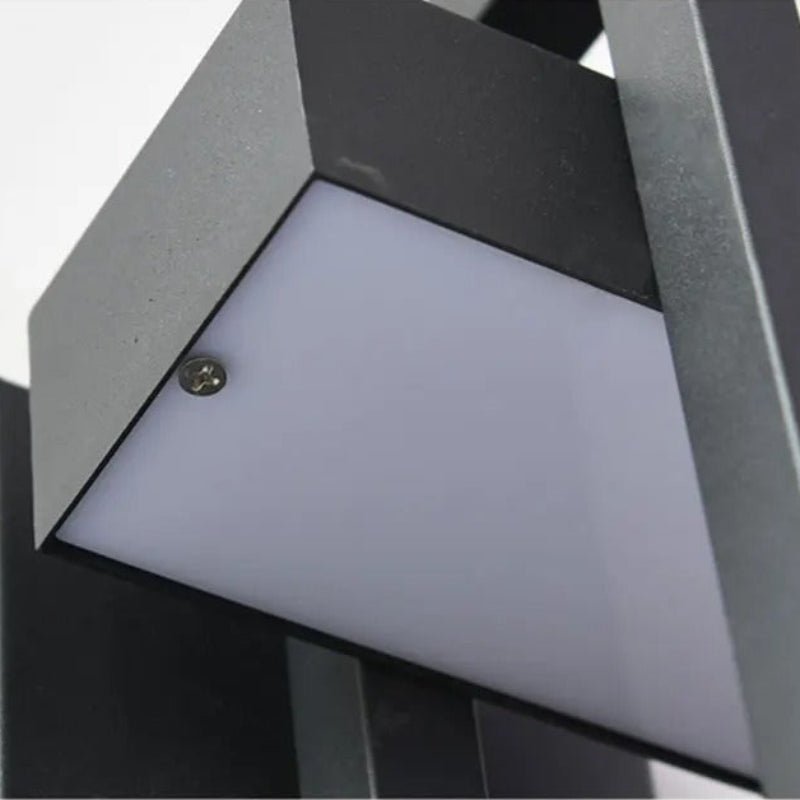 Applique murale extérieure noire Up & Down