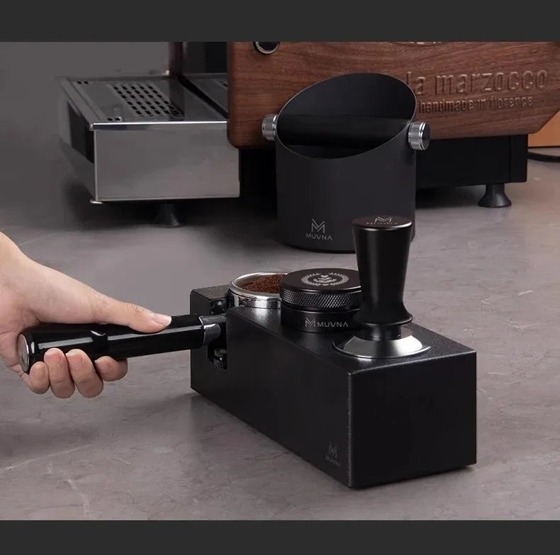 Station de tassage pour café – Support porte-filtre réglable