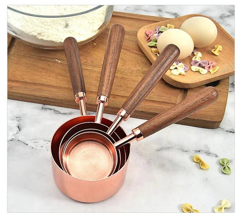 Set de Mesures en Cuivre – Ustensiles de Cuisine de Luxe Cuivrés