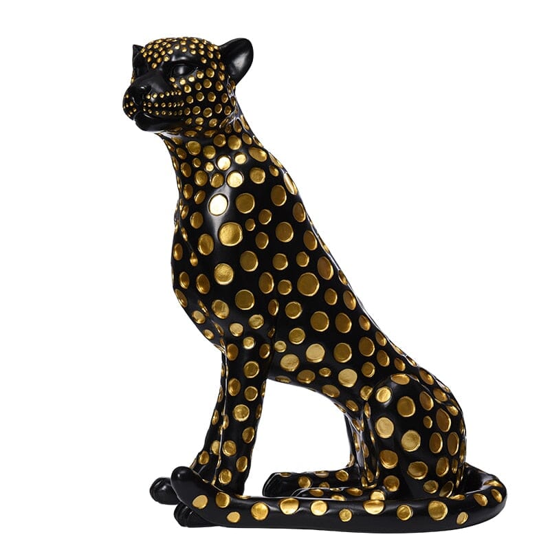 Sculpture élégante de léopard