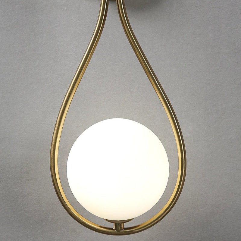 Applique murale LED Globe en verre