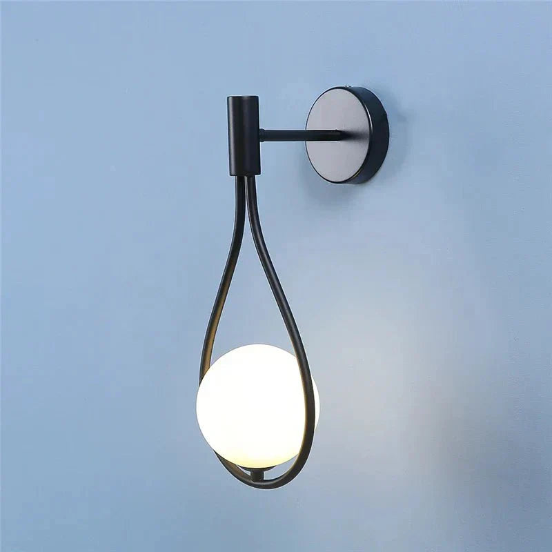 Applique murale LED Globe en verre