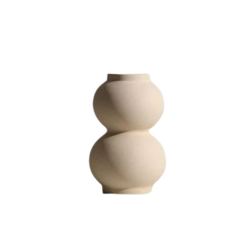 Vase en Céramique et Porte-Bougies Faits Main