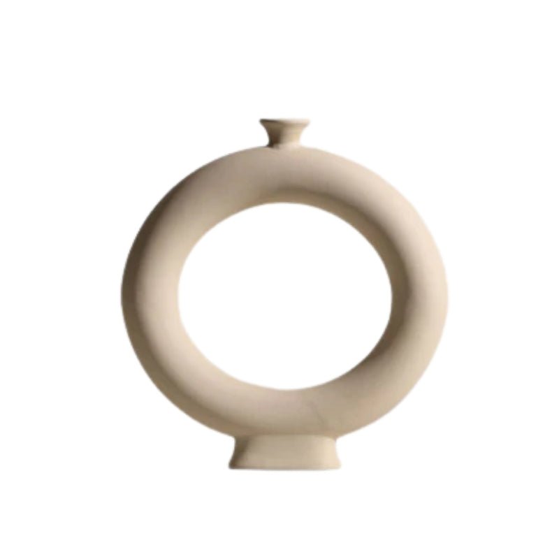 Vase en Céramique et Porte-Bougies Faits Main
