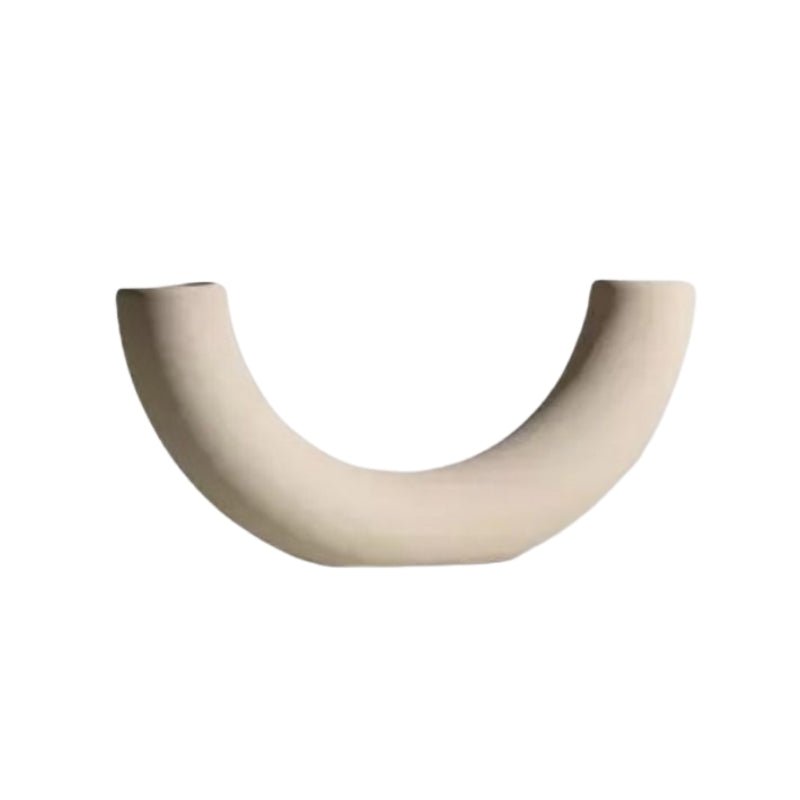 Vase en Céramique et Porte-Bougies Faits Main