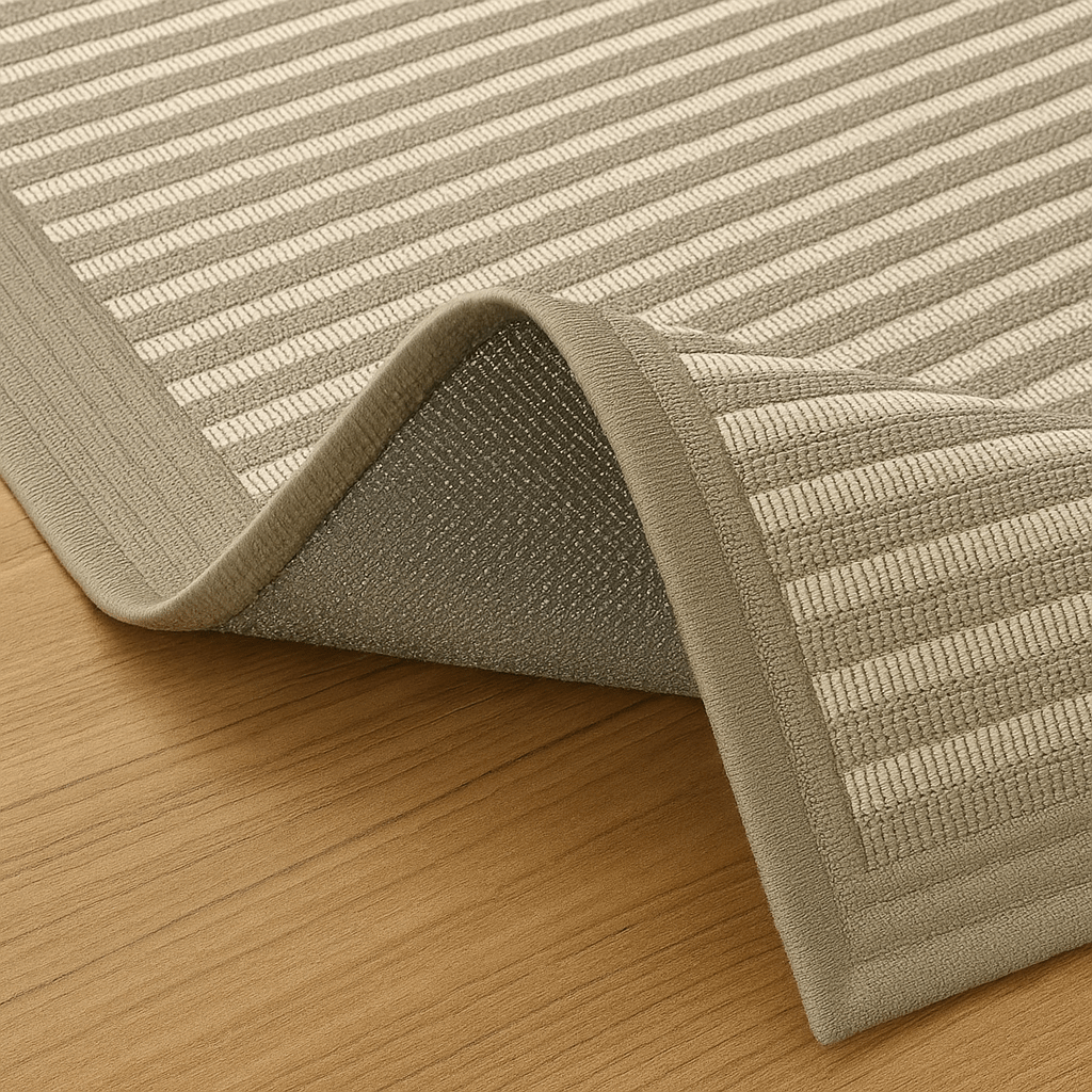 Tapis Japandi en suède imperméable et antidérapant