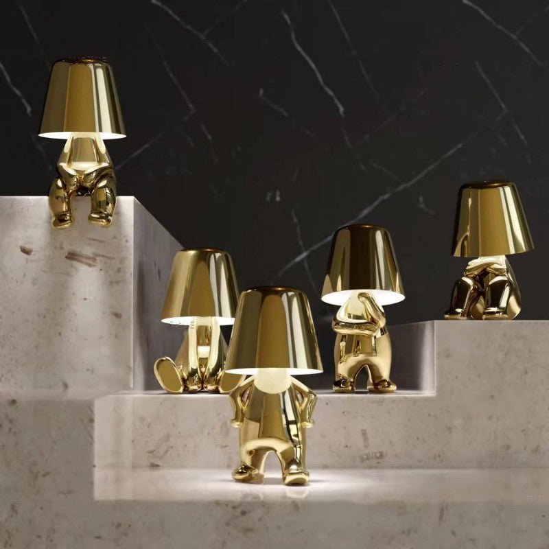 Lampe Petit Bonhomme | Design humanoïde avec contrôle tactile