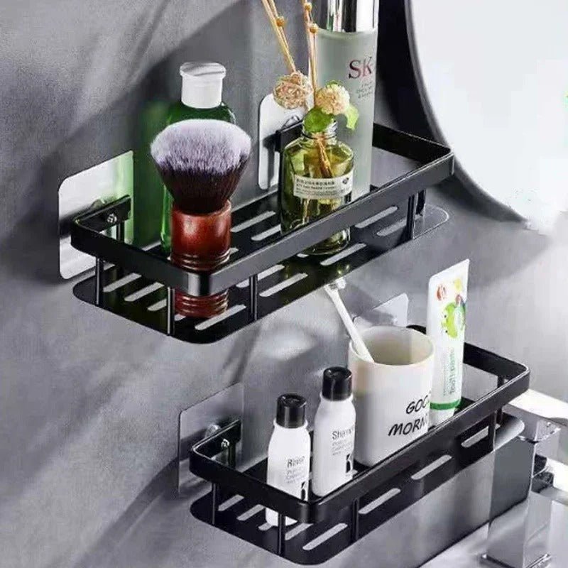 Étagères de salle de bain sans perçage – Gain de place et installation facile