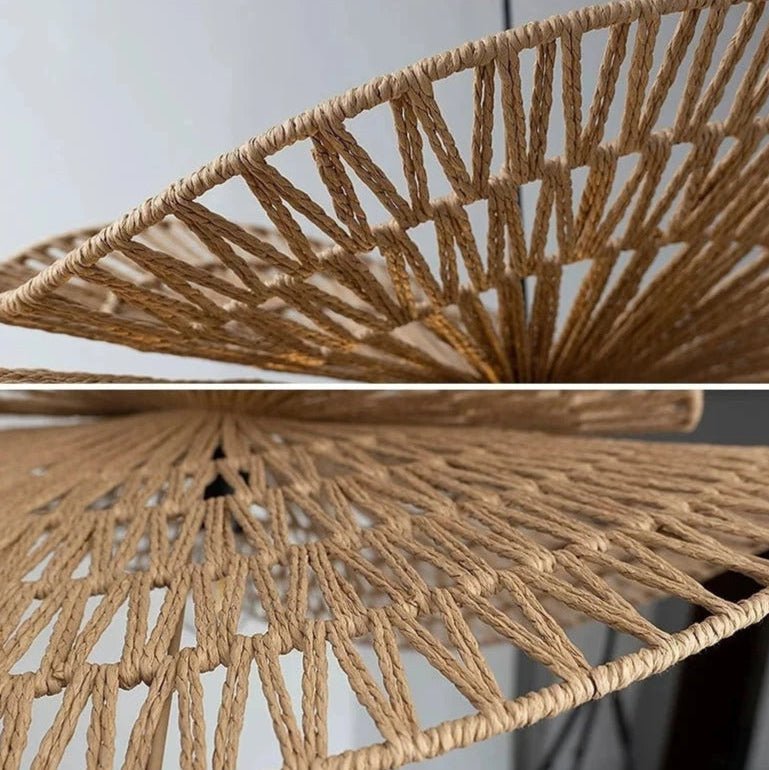 Sanur Double Layer Rattan Pendant Light
