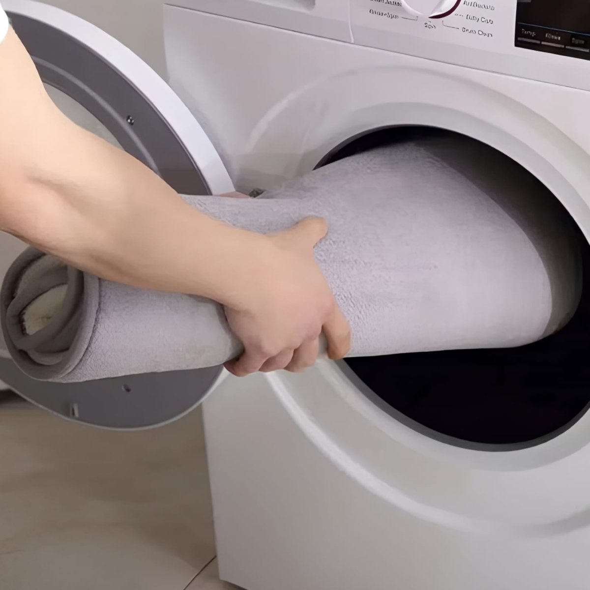 Tapis de bain en velours super absorbant antidérapant