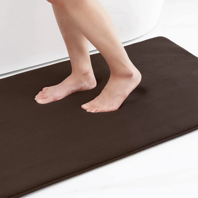 Tapis de bain en velours super absorbant antidérapant