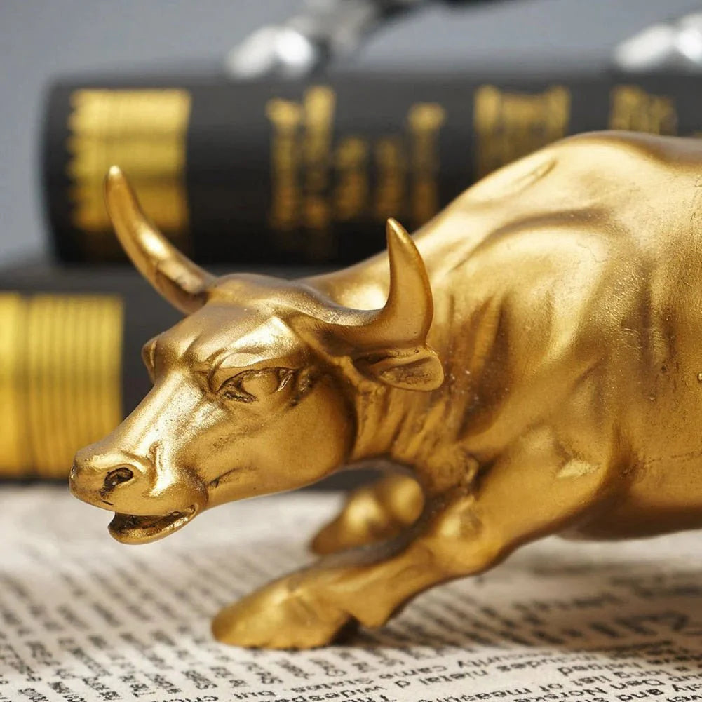 Statue du Taureau de Wall Street | Pièce Décorative Iconique et Puissante