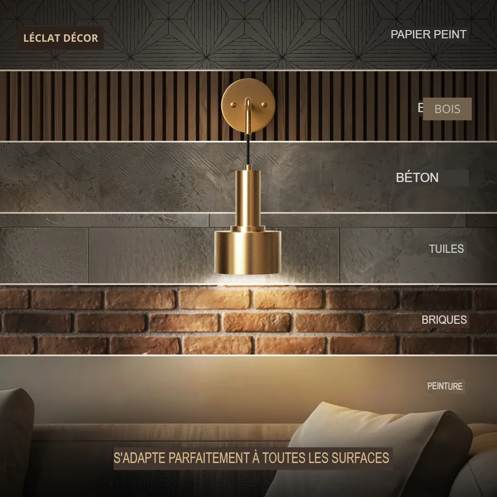 Appliques murales sans fil Glowdrop (ensemble de 2 + 2 ampoules offertes)