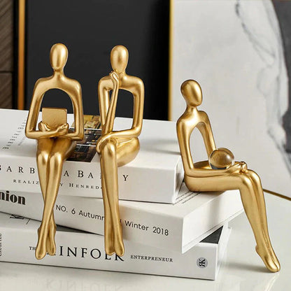 Figurines abstraites pour étagère