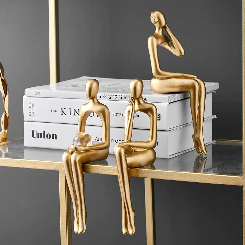 Figurines abstraites pour étagère