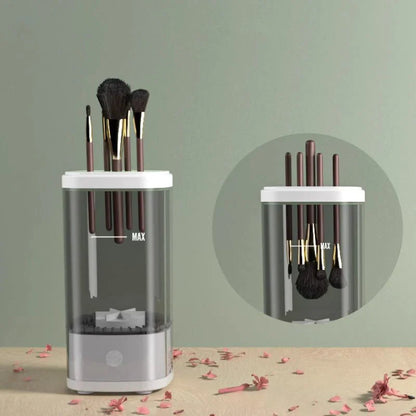 Nettoyeur et séchoir automatique pour pinceaux de maquillage