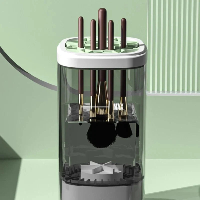 Nettoyeur et séchoir automatique pour pinceaux de maquillage