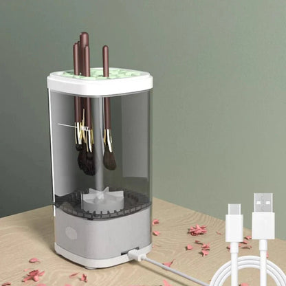 Nettoyeur et séchoir automatique pour pinceaux de maquillage