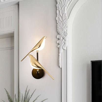 Applique murale LED inspirée de l’oiseau