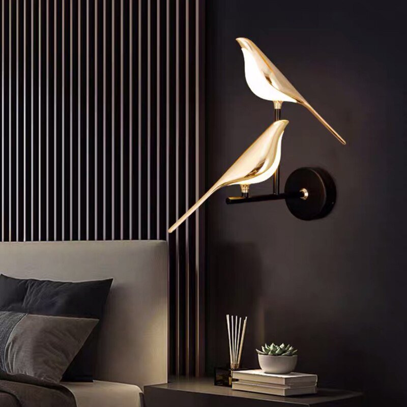 Applique murale LED inspirée de l’oiseau