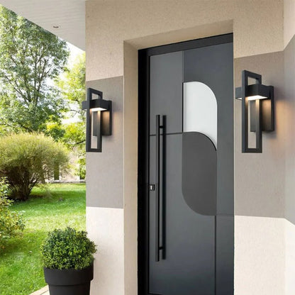 Applique murale extérieure noire Up & Down