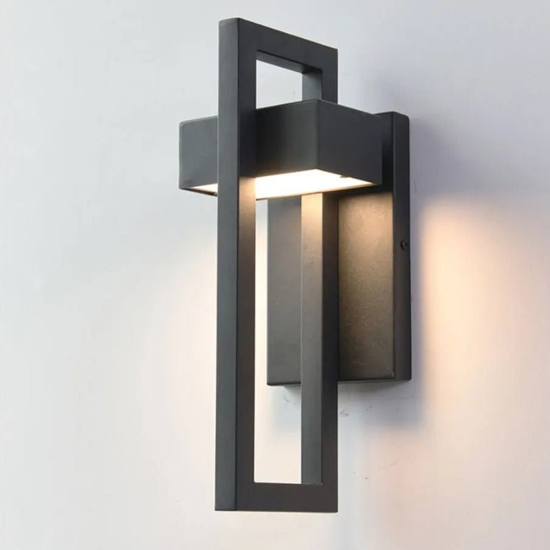 Applique murale extérieure noire Up & Down