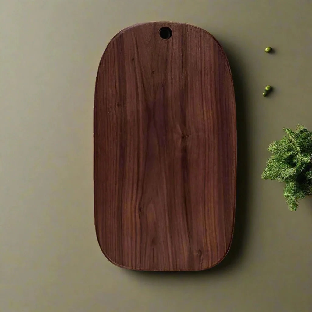 Planche à découper et de service en noyer noir- L'Éclat Décor