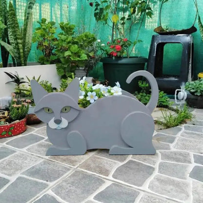 Cache-pot en Forme de Chat – Décoration de Jardin pour Chaton