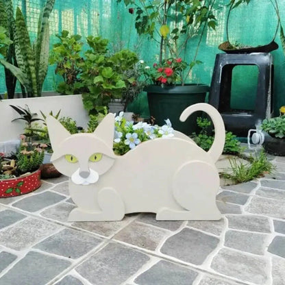 Cache-pot en Forme de Chat – Décoration de Jardin pour Chaton