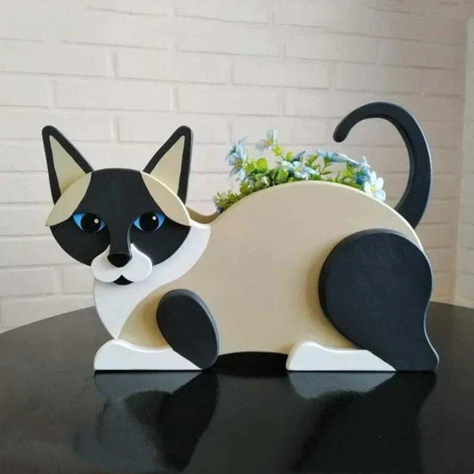 Cache-pot en Forme de Chat – Décoration de Jardin pour Chaton