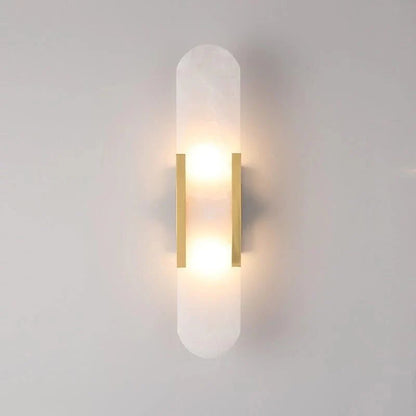 Applique murale LED Chan noire et dorée