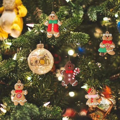 Décorations de Noël en forme de biscuits pour le sapin – 12 pièces