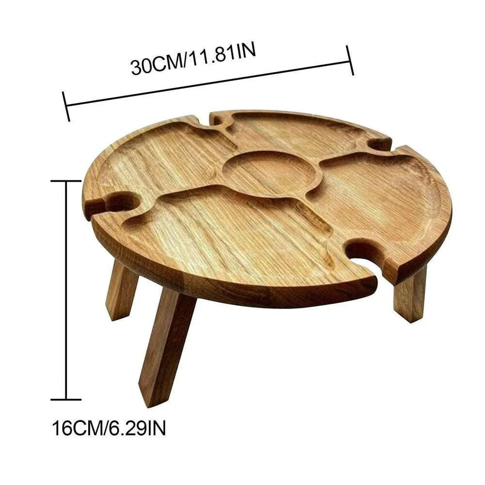 Table de Pique-Nique Compacte – Table de Jardin Pliable
