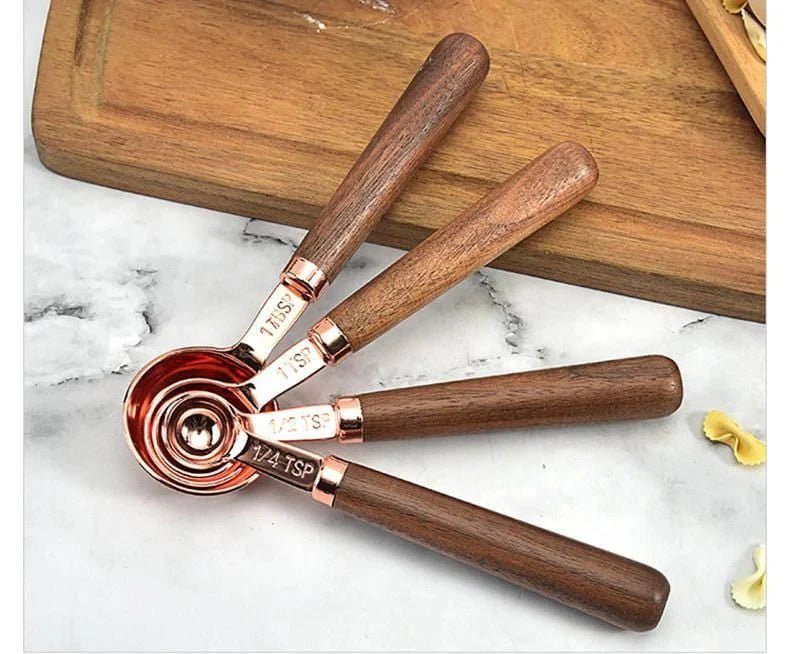 Set de Mesures en Cuivre – Ustensiles de Cuisine de Luxe Cuivrés