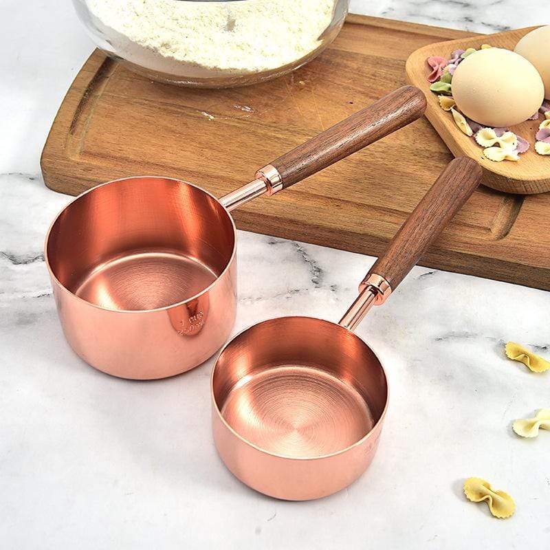 Set de Mesures en Cuivre – Ustensiles de Cuisine de Luxe Cuivrés