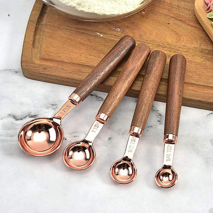 Set de Mesures en Cuivre – Ustensiles de Cuisine de Luxe Cuivrés