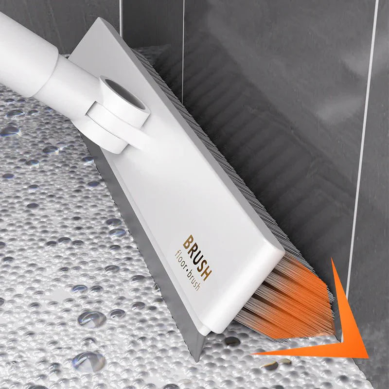 Brosse de salle de bain à double fonction – Outil de nettoyage innovant et pratique