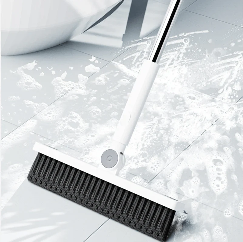 Brosse de salle de bain à double fonction – Outil de nettoyage innovant et pratique