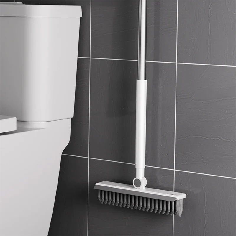Brosse de salle de bain à double fonction – Outil de nettoyage innovant et pratique