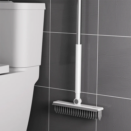 Brosse de salle de bain à double fonction – Outil de nettoyage innovant et pratique