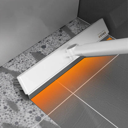 Brosse de salle de bain à double fonction – Outil de nettoyage innovant et pratique