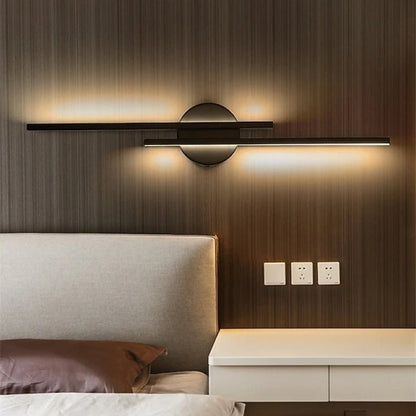 Applique murale à double éclairage pour espaces intérieurs
