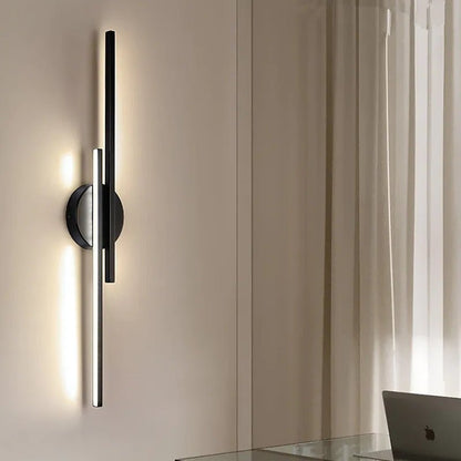 Applique murale à double éclairage pour espaces intérieurs