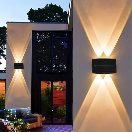 EcoShine – Applique Murale Solaire LED d’Extérieur – Étanche et Écoénergétique