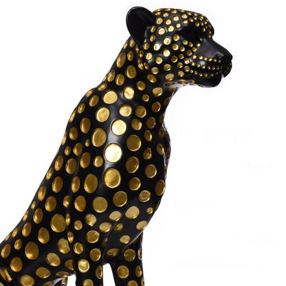 Sculpture élégante de léopard