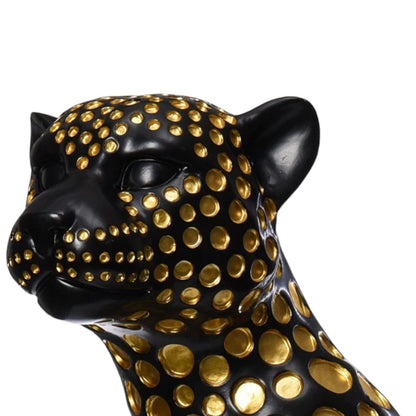 Sculpture élégante de léopard