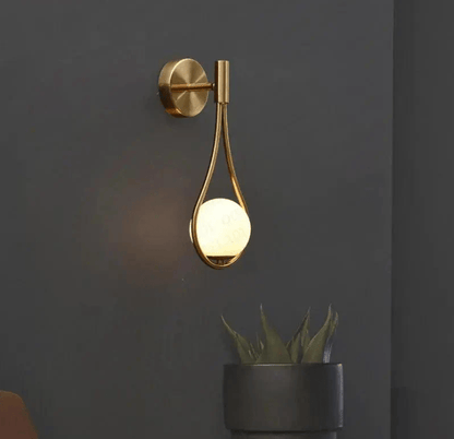 Applique murale LED Globe en verre